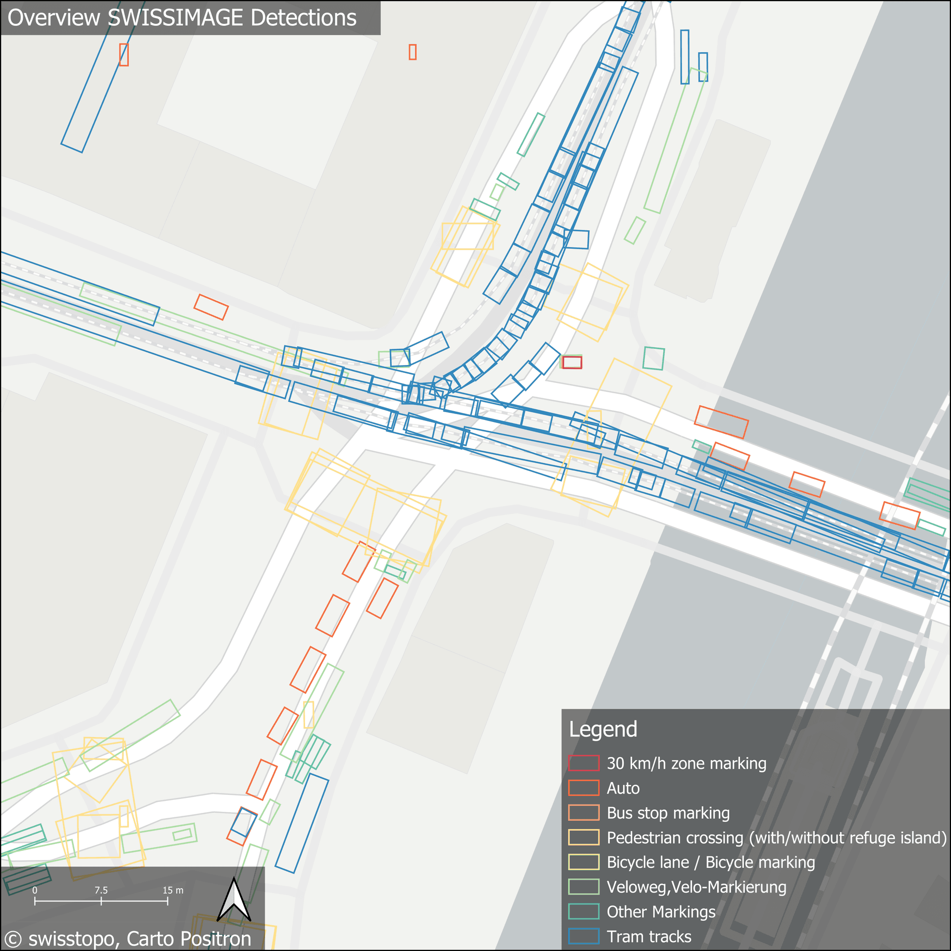 SWISSIMAGE Detections – Stadt Zürich gesamt